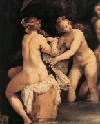 GIuseppe Cesari Called Cavaliere arpino Diana and Actaeon oil painting